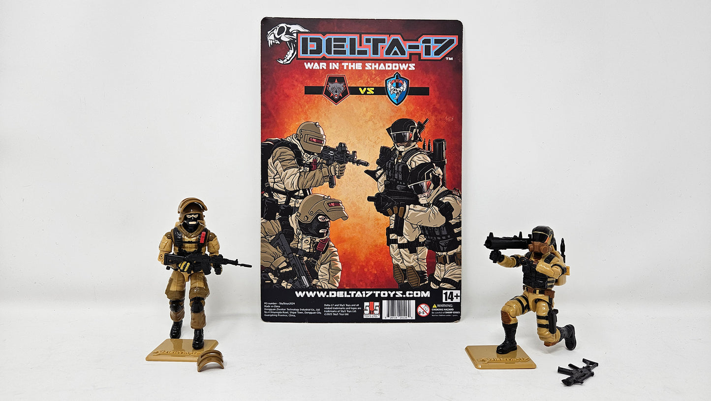 Desert Delta Squad Infantry Trooper & Desert Thunder Battalion 2 Pack